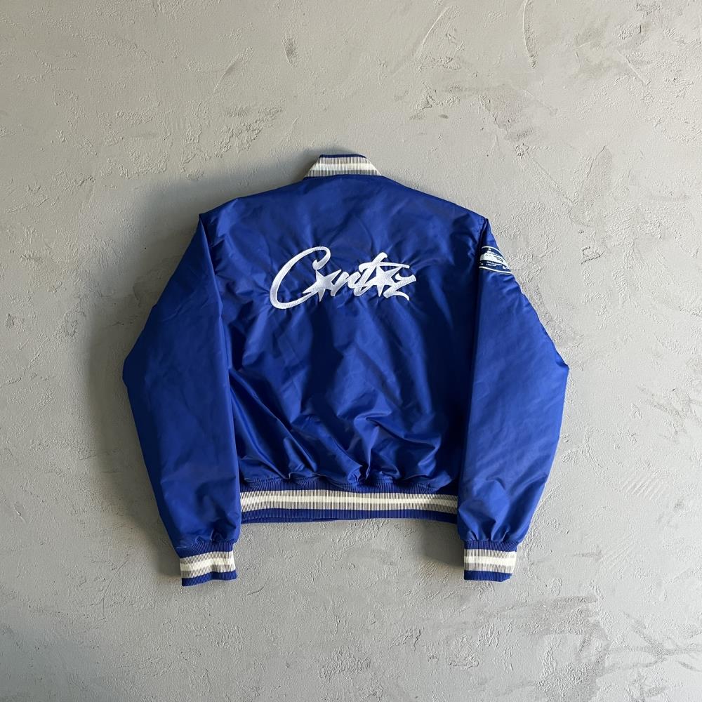 Corteiz Stadium Jacket - Blue Ironleague