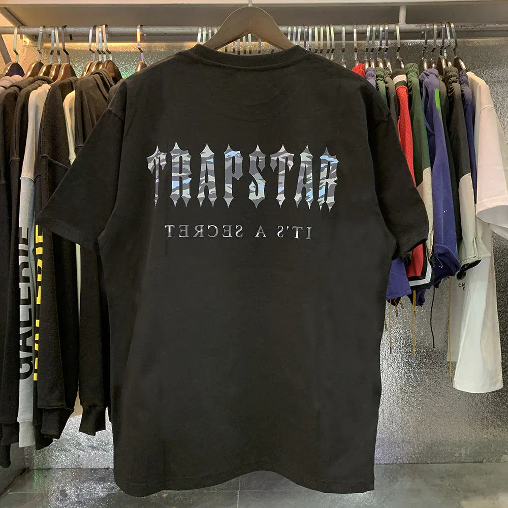 Trapstar Decoded T T-Shirt - Black/White Ironleague