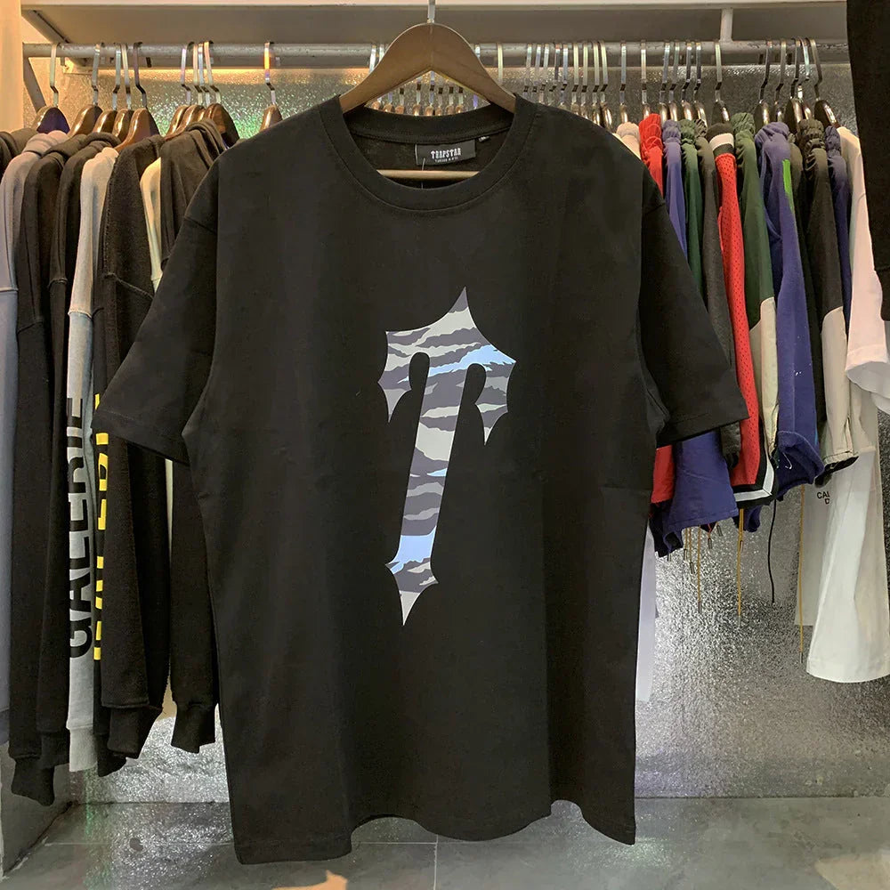 Trapstar Decoded T T-Shirt - Black/White Ironleague