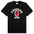 A BATHING APE Brush College Tee - Black