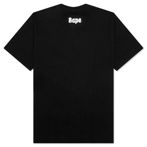 A BATHING APE Brush College Tee - Black