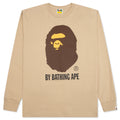 A BATHING APE By Bathing Ape L/S Tee - Beige