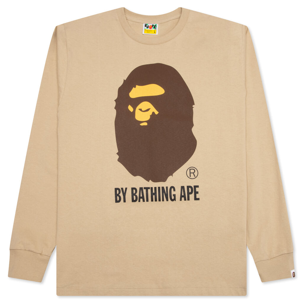 A BATHING APE By Bathing Ape L/S Tee - Beige
