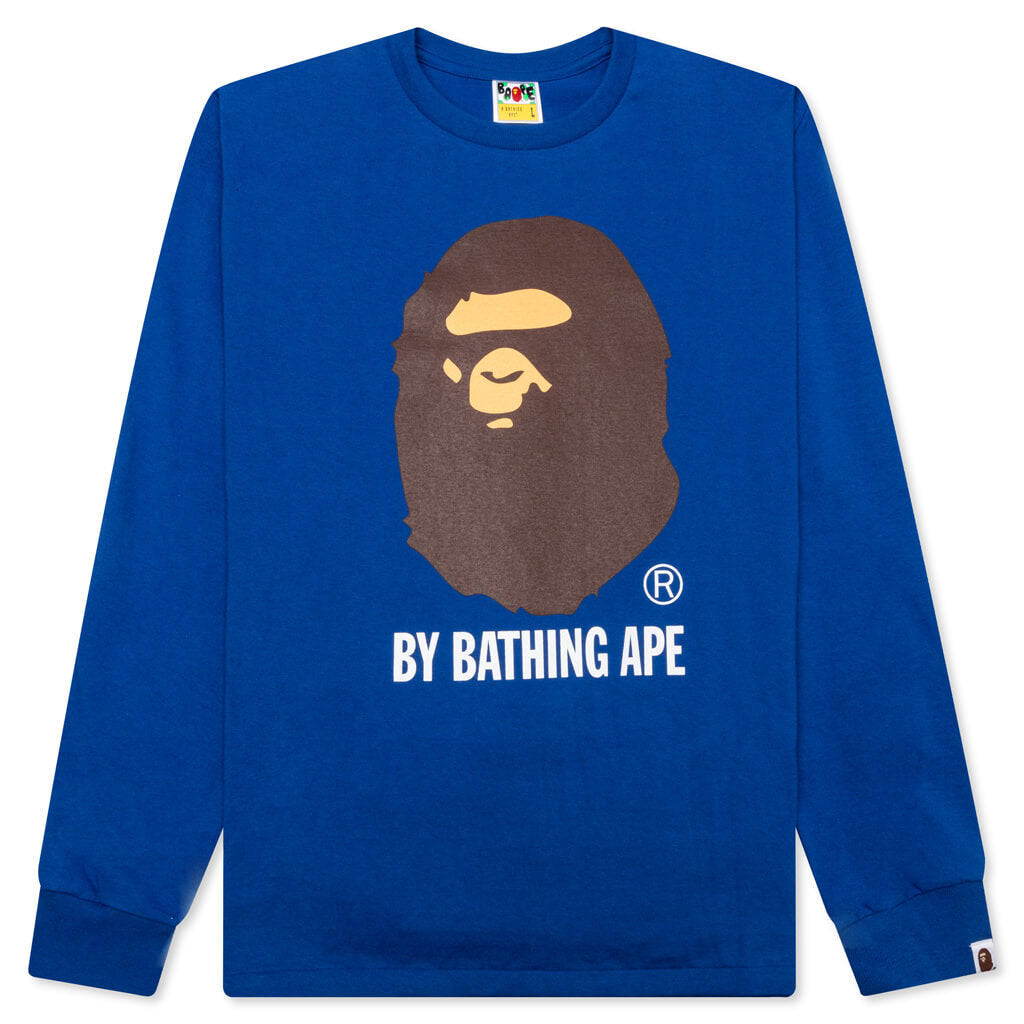 A BATHING APE By Bathing Ape L/S Tee - Blue