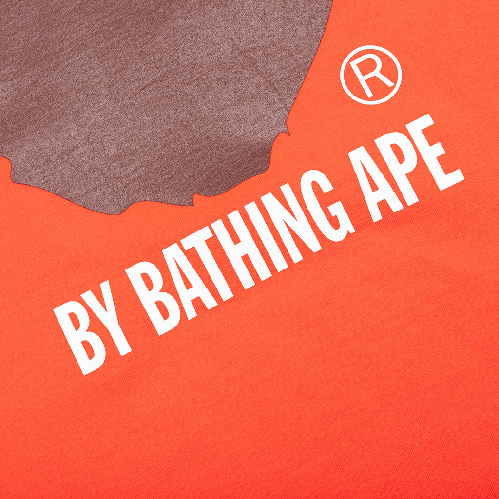 A BATHING APE By Bathing Ape L/S Tee - Orange