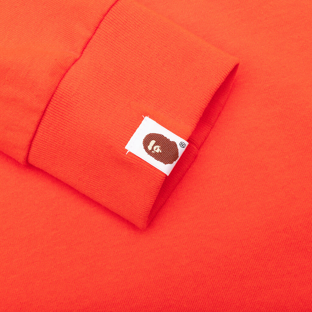 A BATHING APE By Bathing Ape L/S Tee - Orange