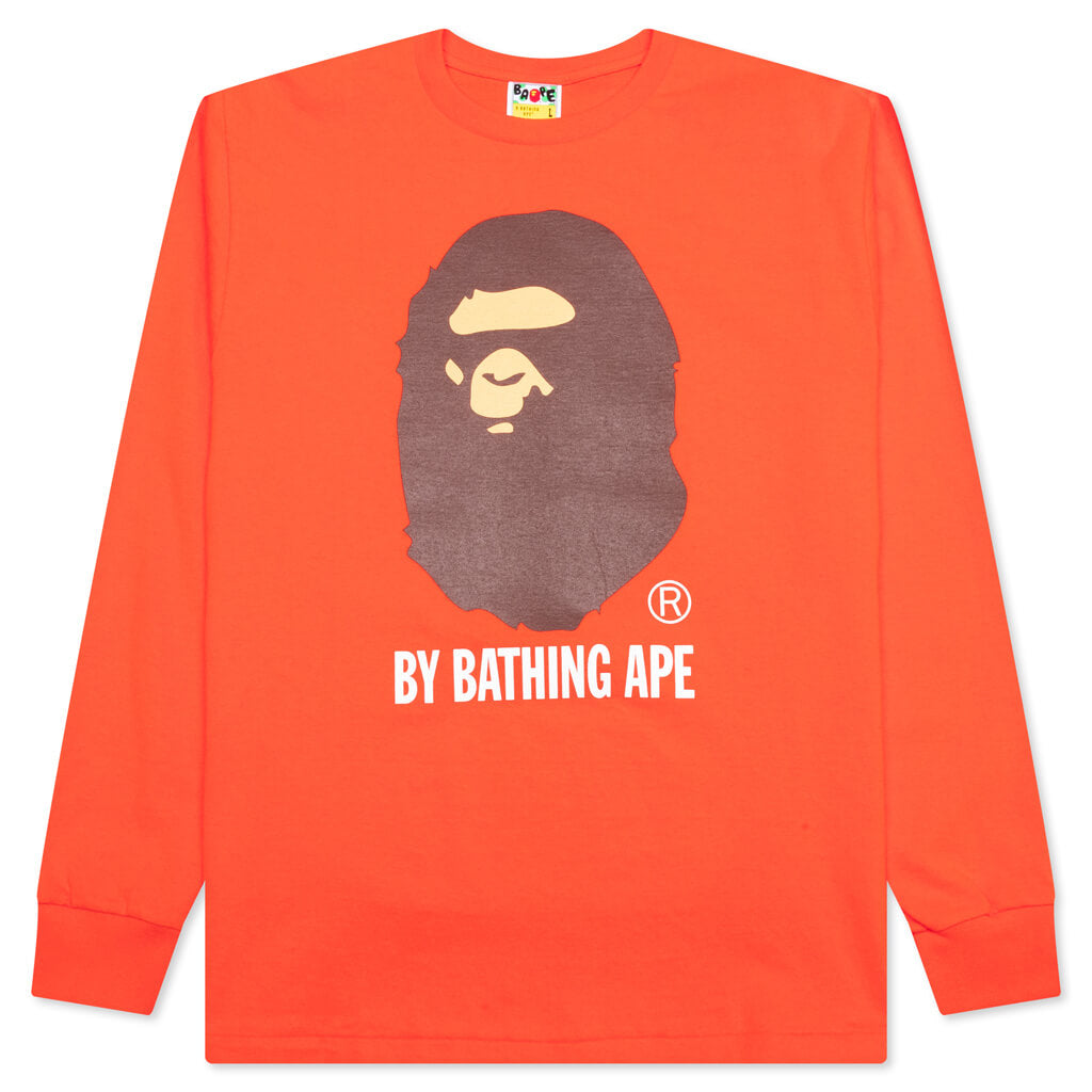 A BATHING APE By Bathing Ape L/S Tee - Orange