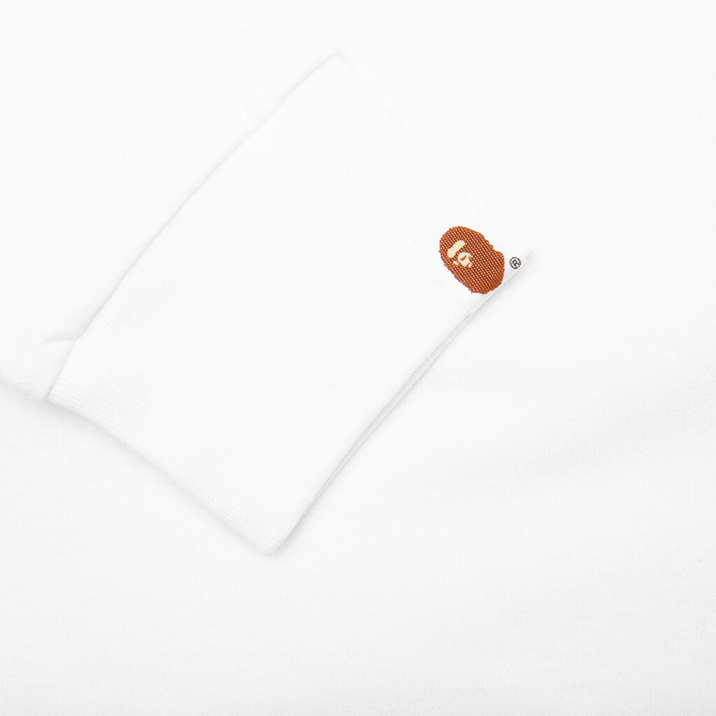 A BATHING APE By Bathing Ape L/S Tee - White