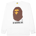 A BATHING APE By Bathing Ape L/S Tee - White