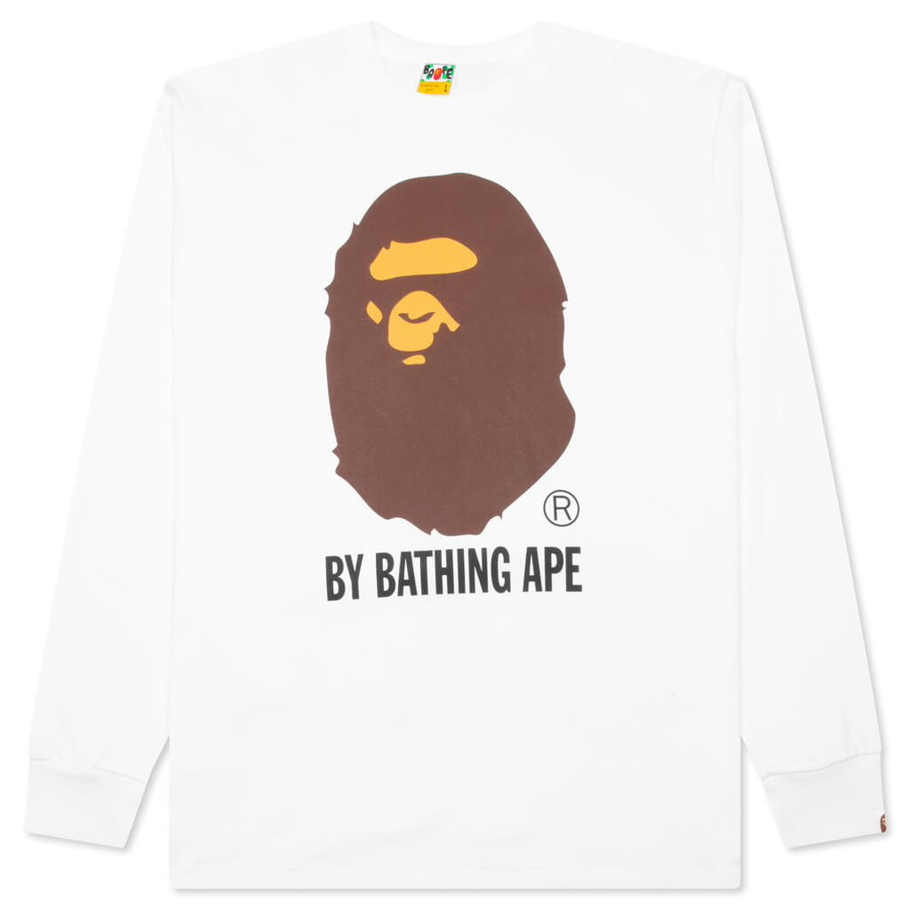 A BATHING APE By Bathing Ape L/S Tee - White