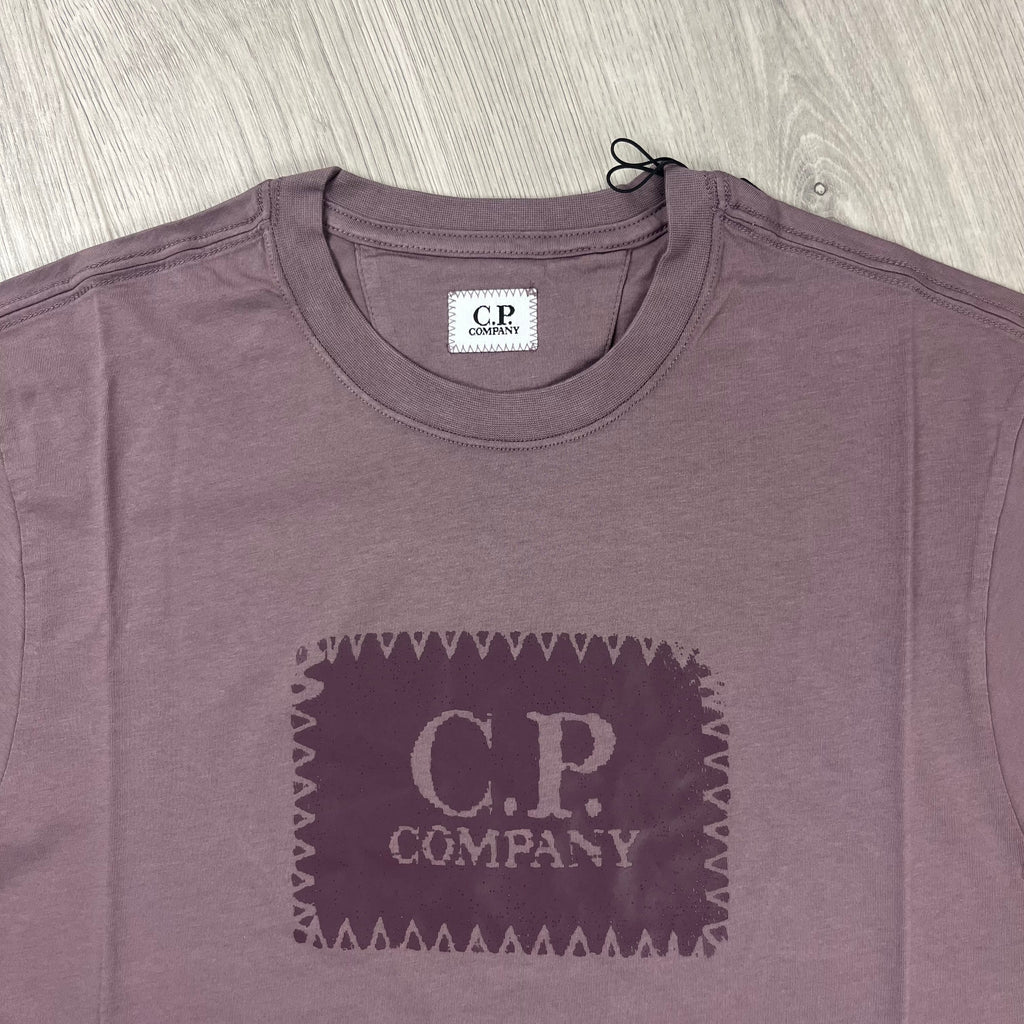 CP Company Stamp T-Shirt - Dove Ironleague