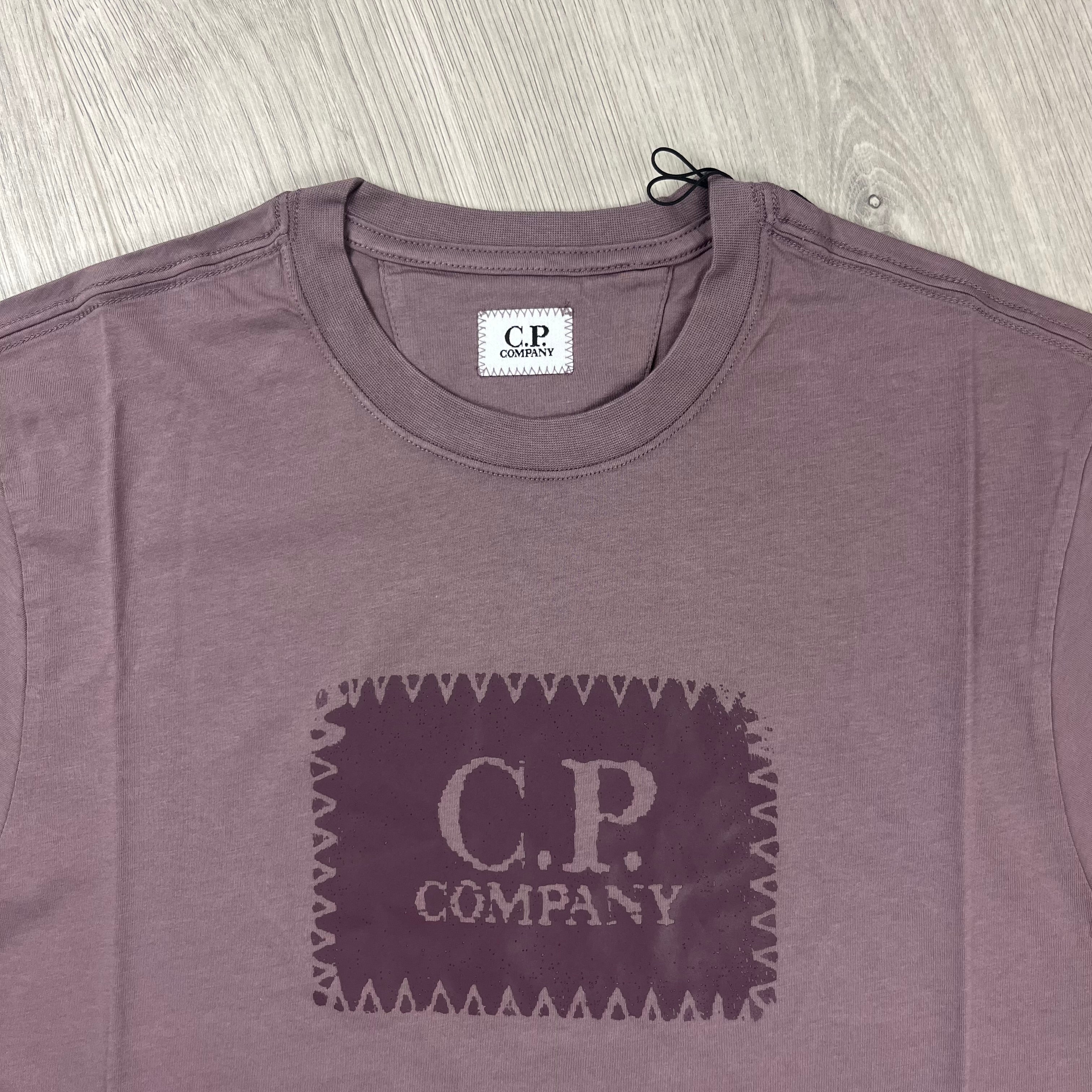 CP Company Stamp T-Shirt - Dove Ironleague