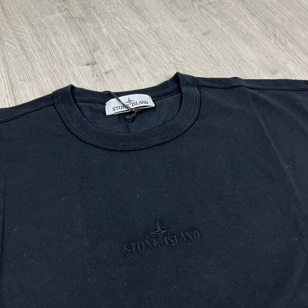 Stone Island Embroidered T-Shirt - Black Ironleague