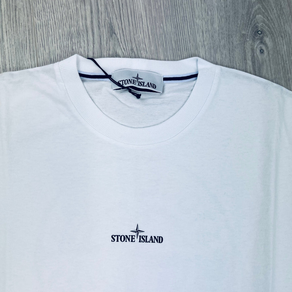 Stone Island Printed T-Shirt - White Ironleague