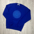 Stone Island Embroidered Sweatshirt - Blue Ironleague