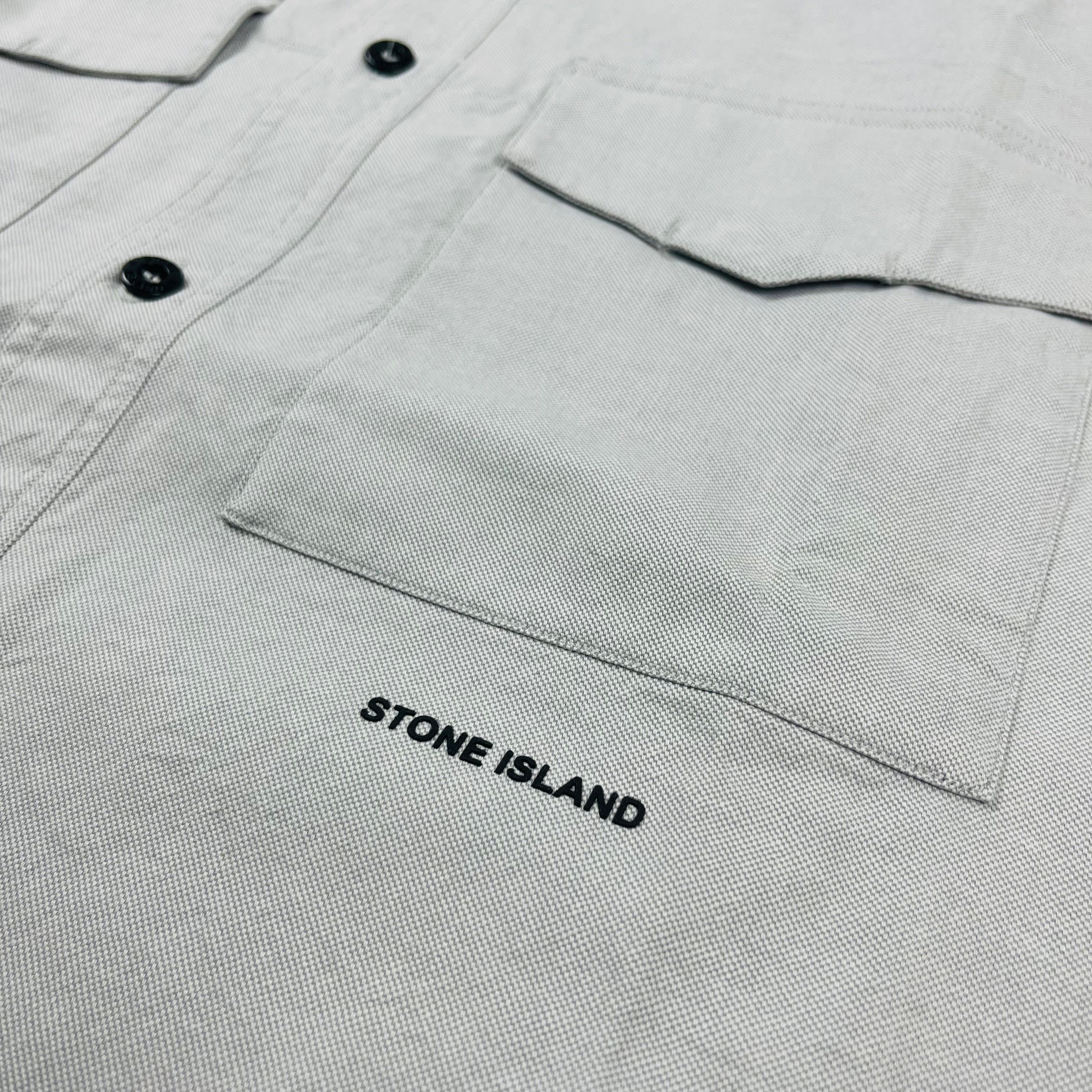 Stone Island Button Shirt - Grey Ironleague