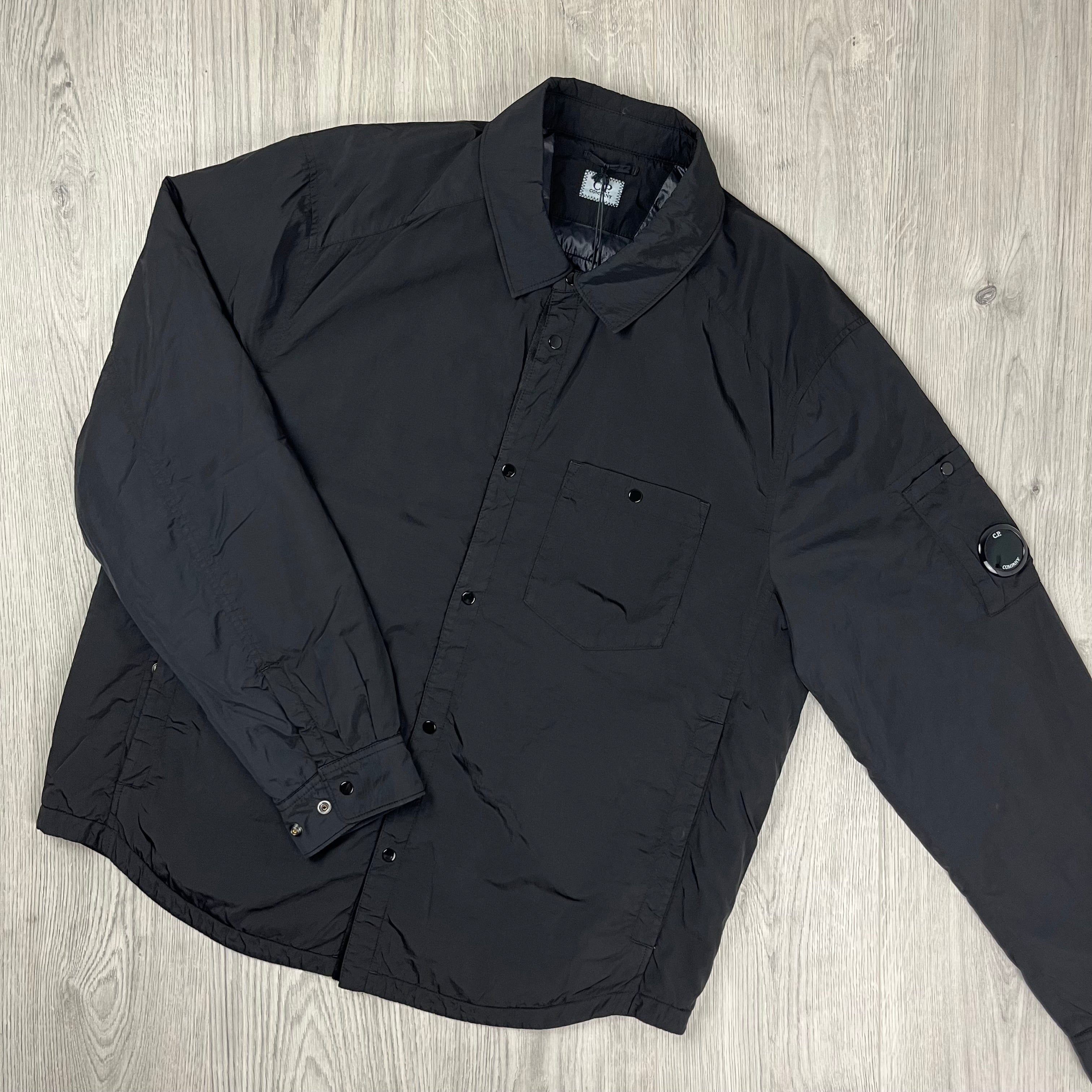 CP Company Padded Overshirt - Black Ironleague