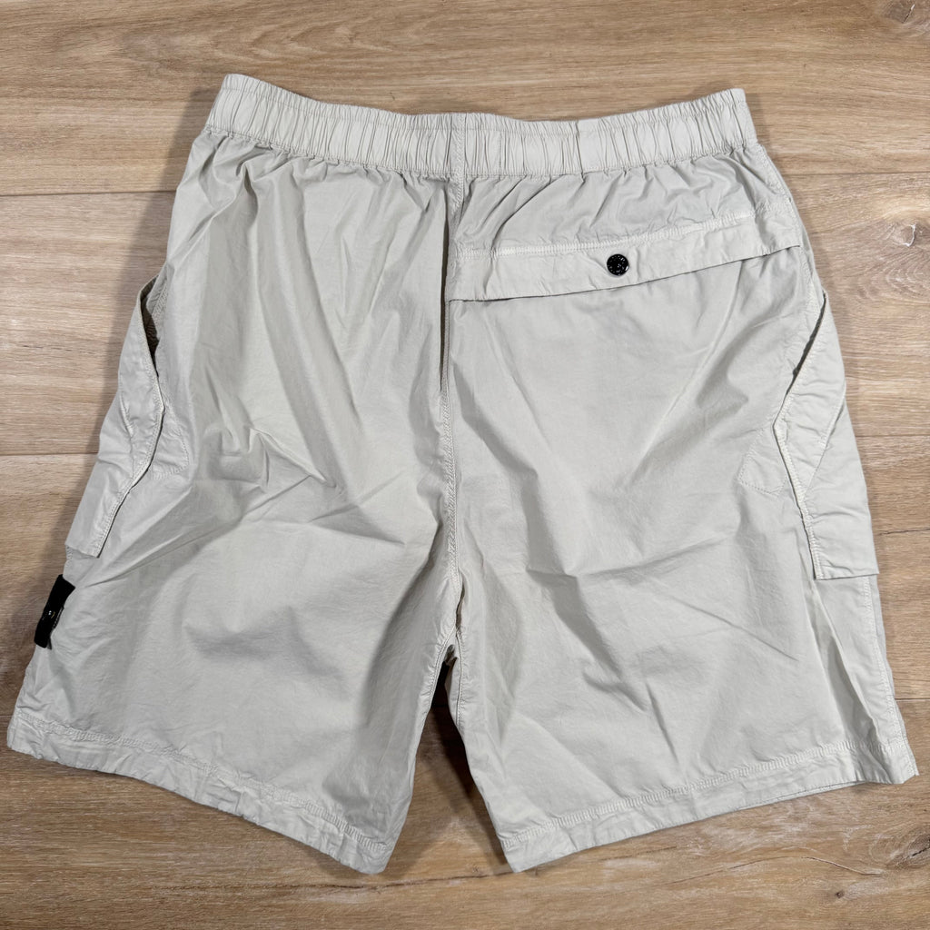 Stone Island Stretch Tela Bermuda Shorts in Sand Ironleague