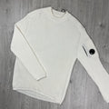 CP Company Knit Sweatshirt - White Ironleague