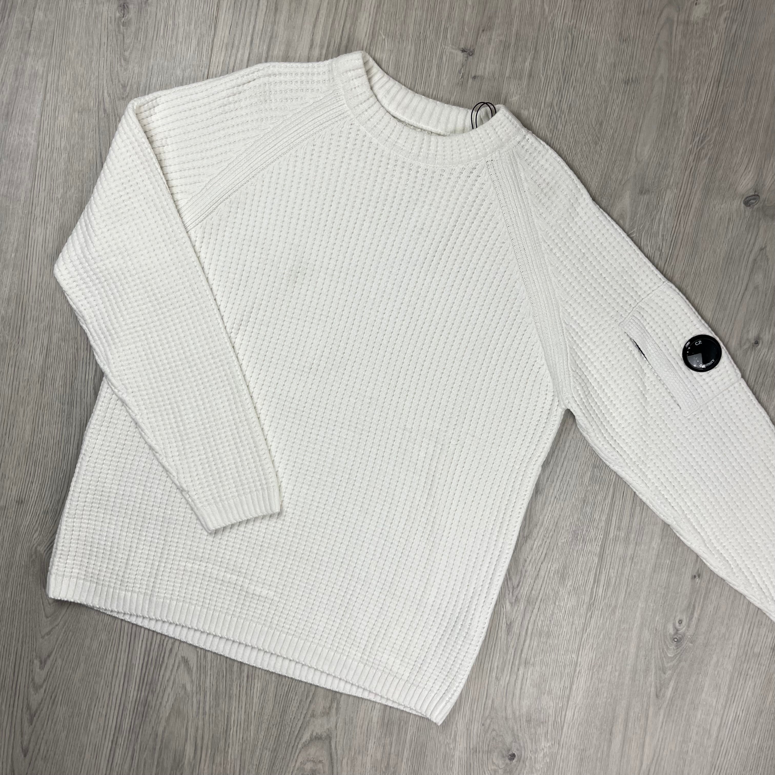 CP Company Chenille Sweatshirt - White Ironleague