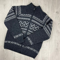 CP Company Jacquard Wool Fleece - Black Ironleague