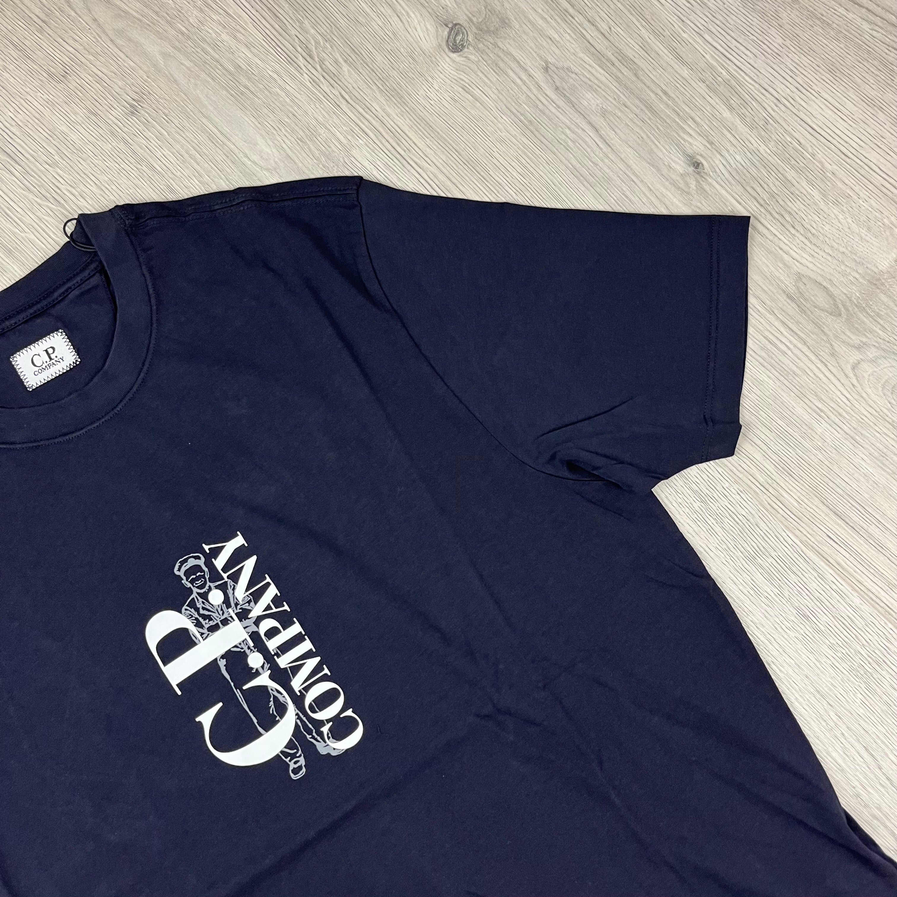 CP Company Sailor T-Shirt - Navy Ironleague