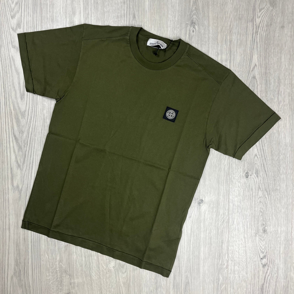 Stone Island Patch T-Shirt - Olive Ironleague
