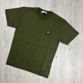 Stone Island Patch T-Shirt - Olive Ironleague