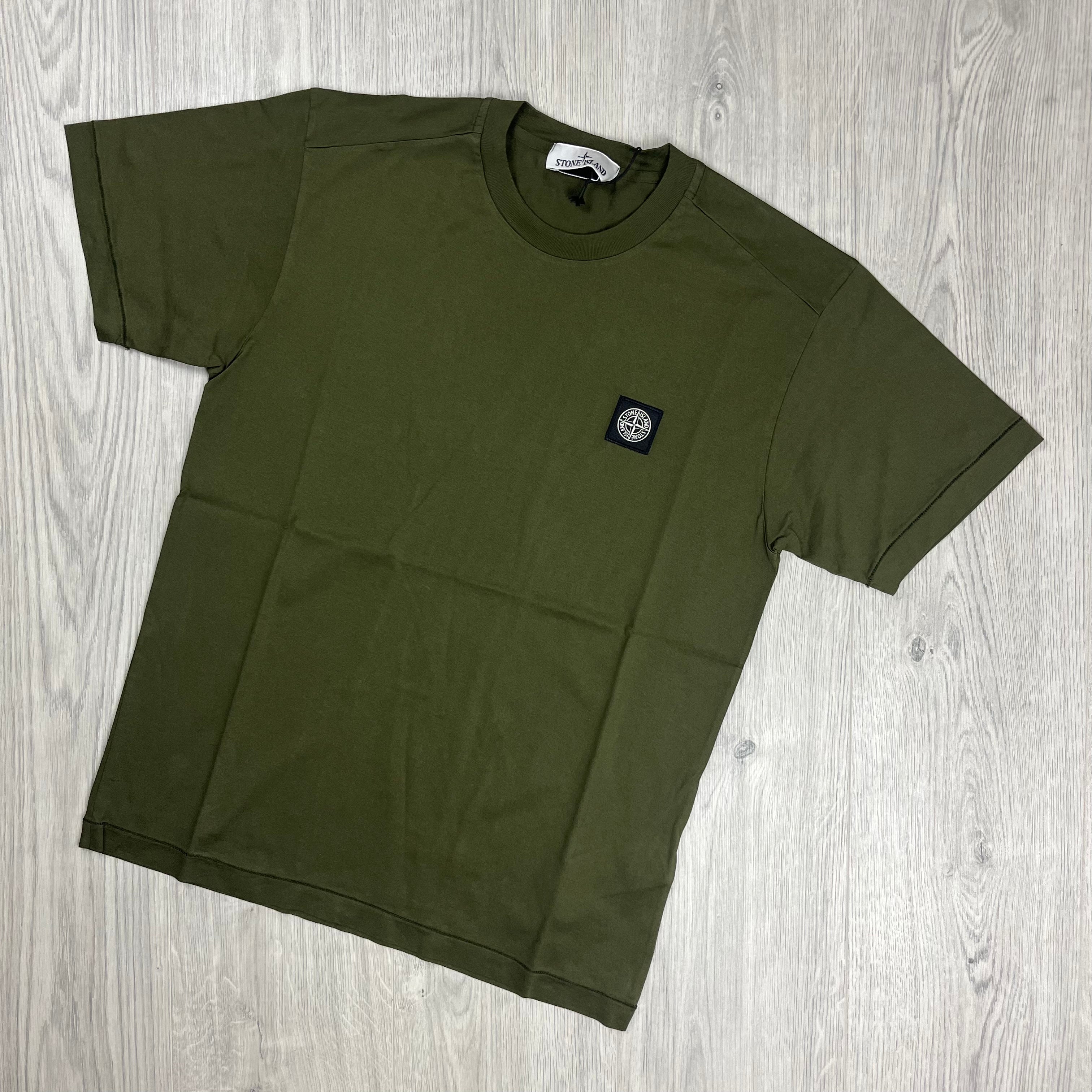 Stone Island Patch T-Shirt - Olive Ironleague