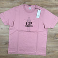 CP Company 30/2 Mercerized Jersey Twisted British Sailor T-Shirt in Misty Rose - Pink Ironleague