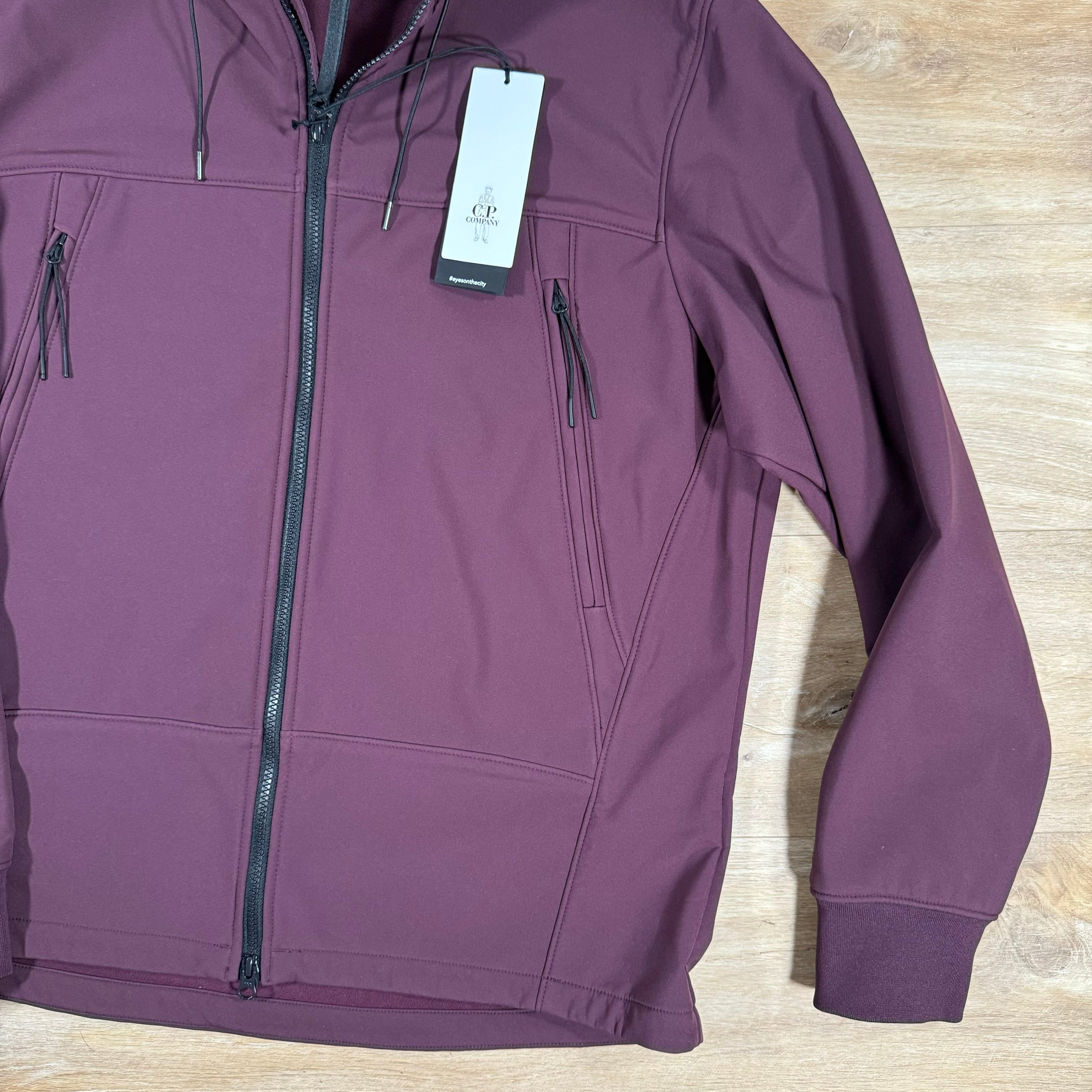 CP Company Shell-R Goggle Jacket in Potent Purple Ironleague