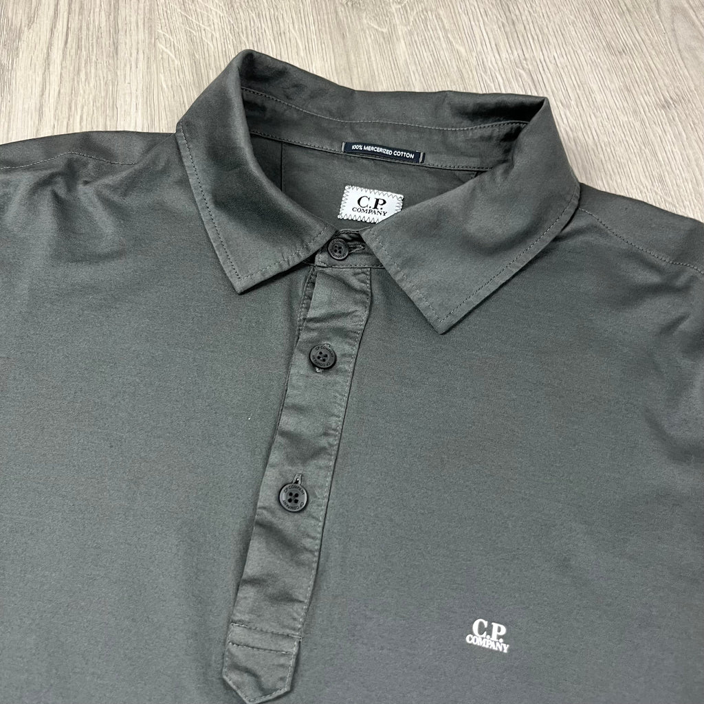 CP Company Polo Shirt - Dark Shadow Ironleague