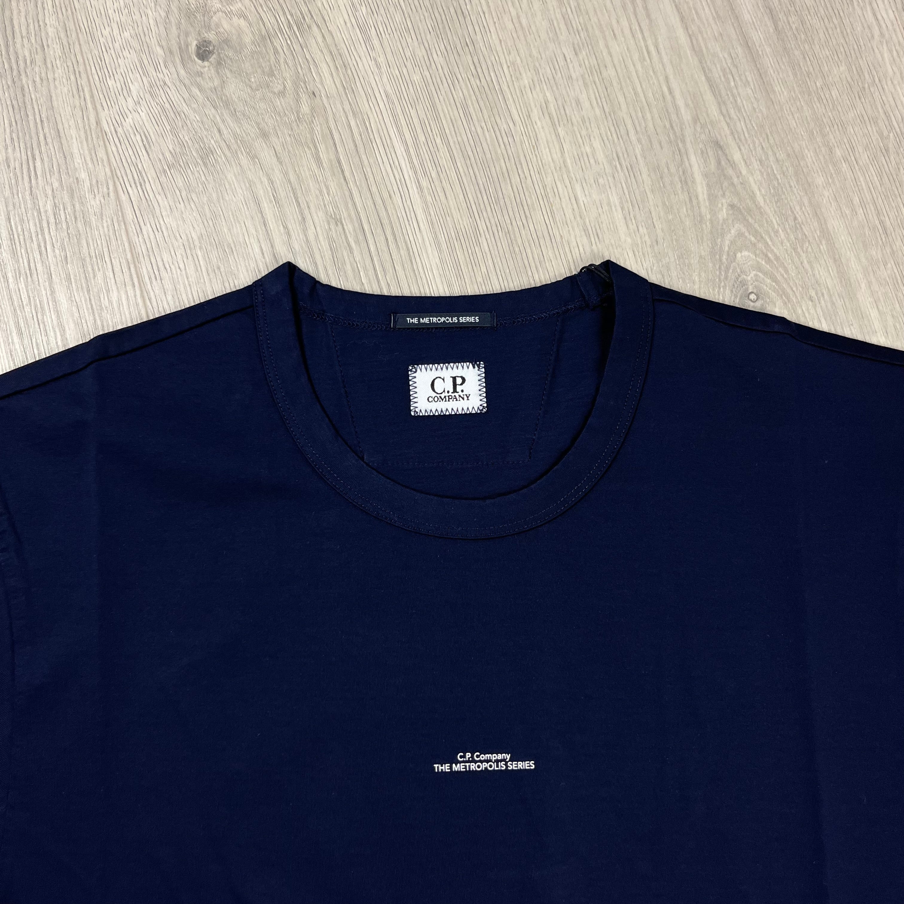 CP Company Metropolis T-Shirt - Navy Ironleague