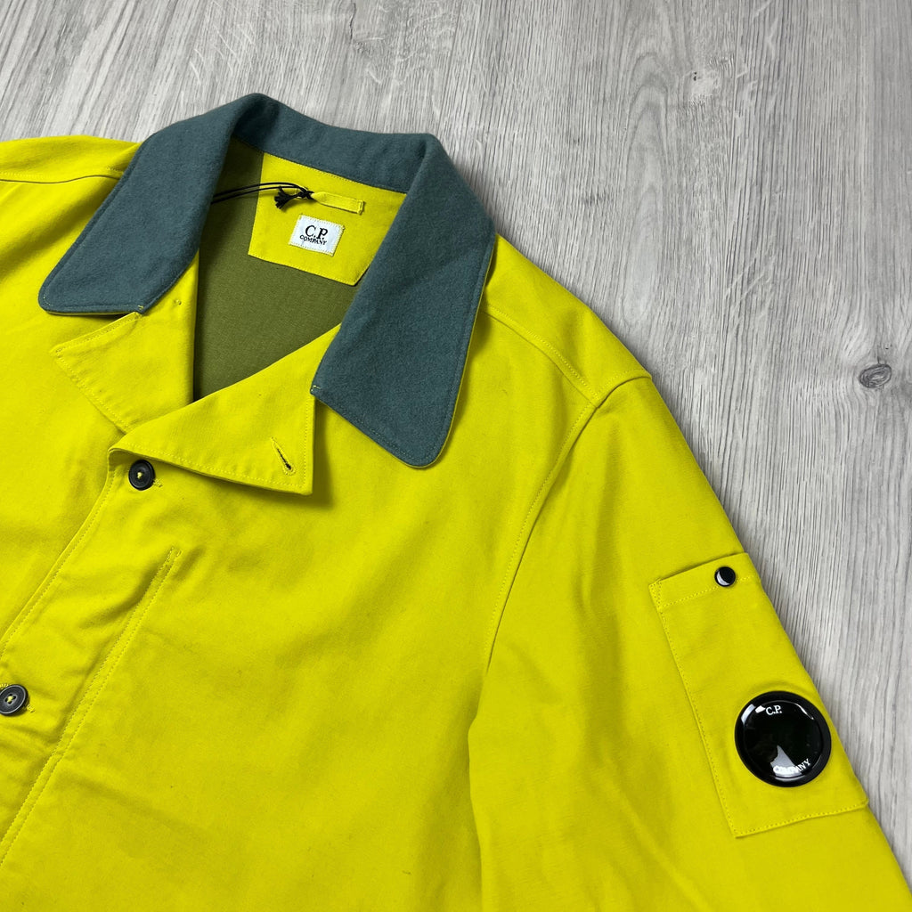 CP Company Co/Ny Satin Jacket - Green Sheen Ironleague