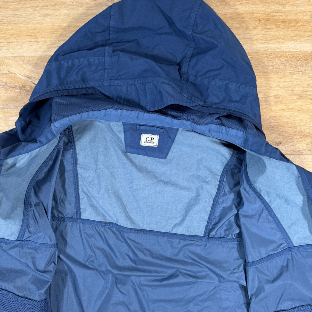 CP Company CS II Mixed Lens Jacket in Oceana - Blue Ironleague