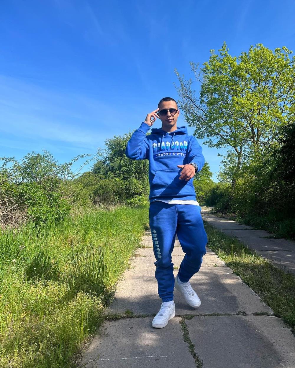 Trapstar Chenille Decoded 2.0 Tracksuit - Blue Ironleague