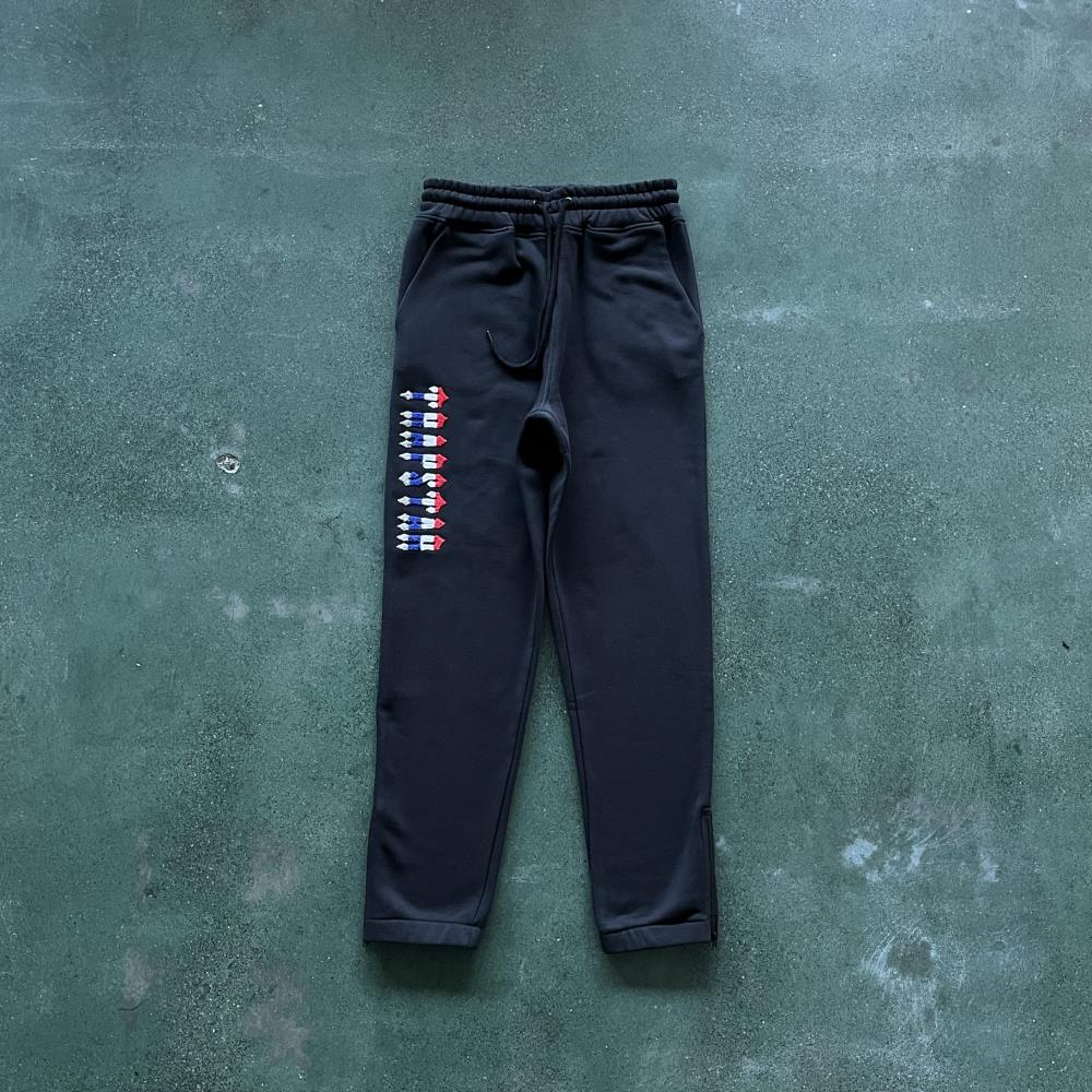 Trapstar Chenille Decoded 2.0 Revolution Tracksuit - Black/Grey Ironleague