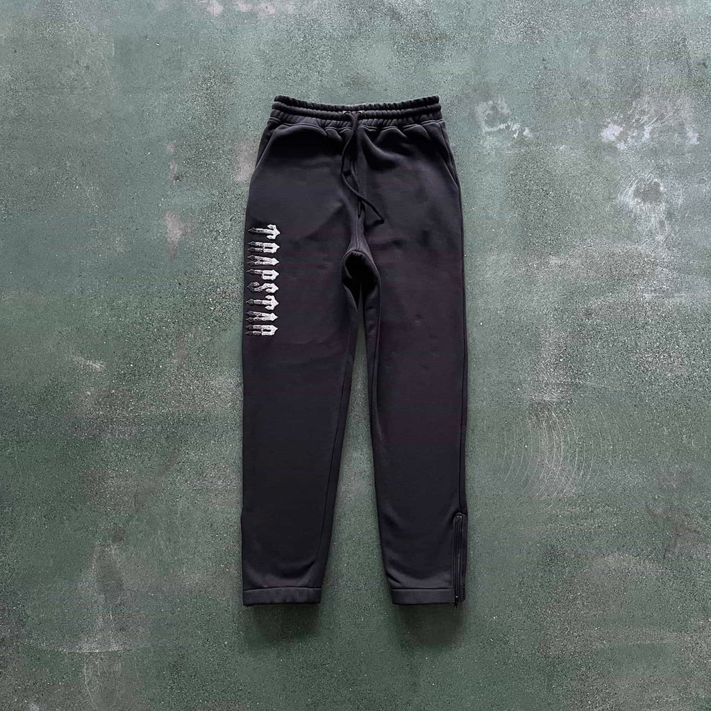 Trapstar Chenille Decoded 2.0 Tracksuit - Black/Grey Ironleague