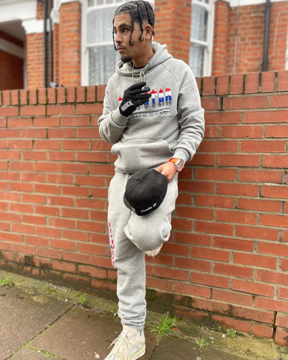 Trapstar Chenille Decoded 2.0 Revolution Tracksuit - Black/Grey Ironleague