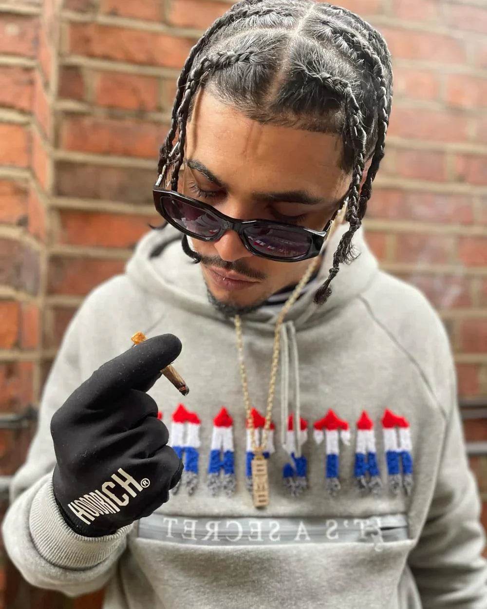 Trapstar Chenille Decoded 2.0 Revolution Tracksuit - Black/Grey Ironleague