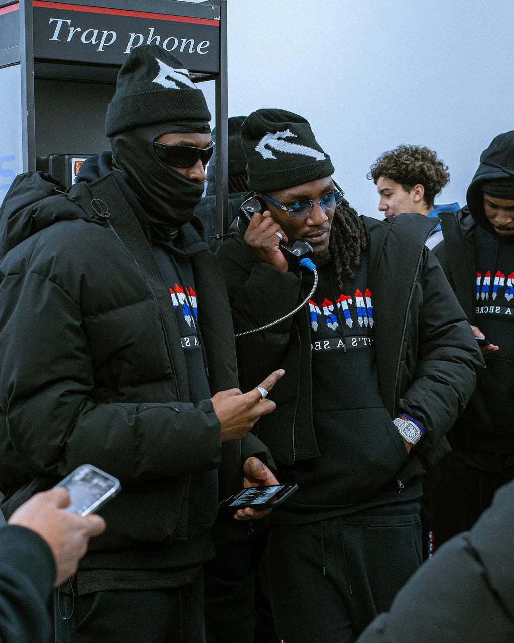 Trapstar Chenille Decoded 2.0 Revolution Tracksuit - Black/Grey Ironleague