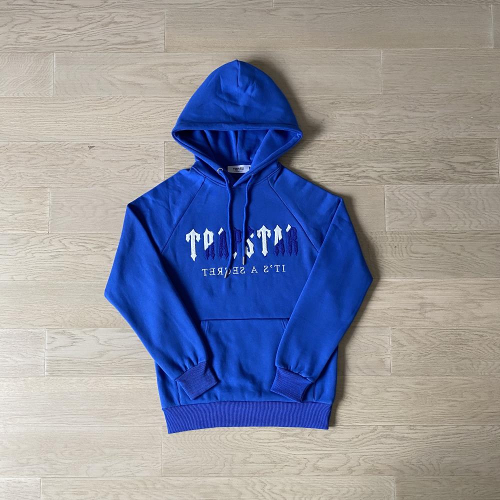 Trapstar Chenille Decoded Tracksuit - Blue Ironleague