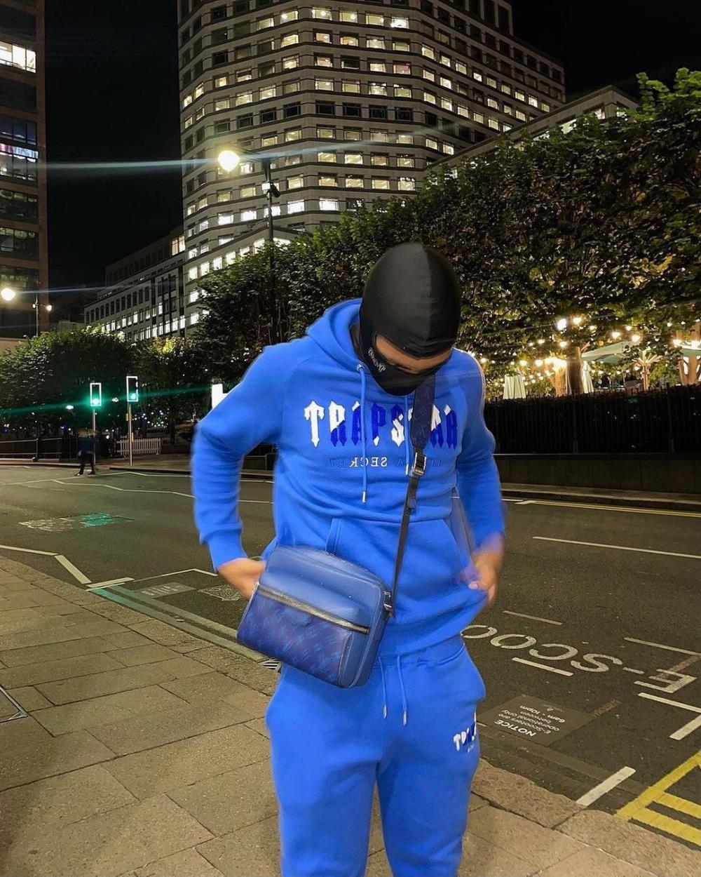 Trapstar Chenille Decoded Tracksuit - Blue Ironleague