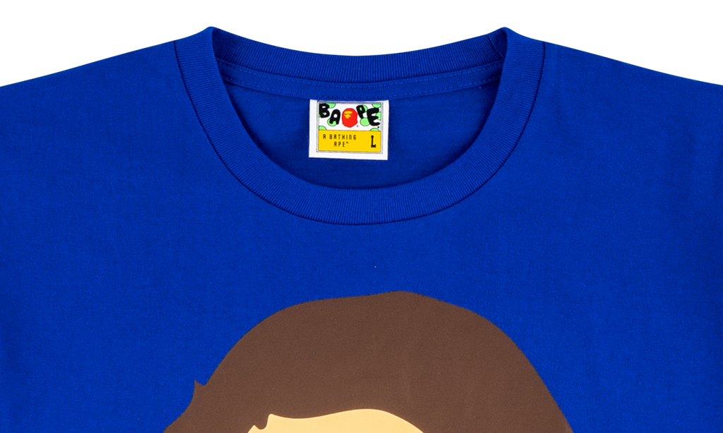 BAPE Big Ape Head Tee BLUE M110002D BLX