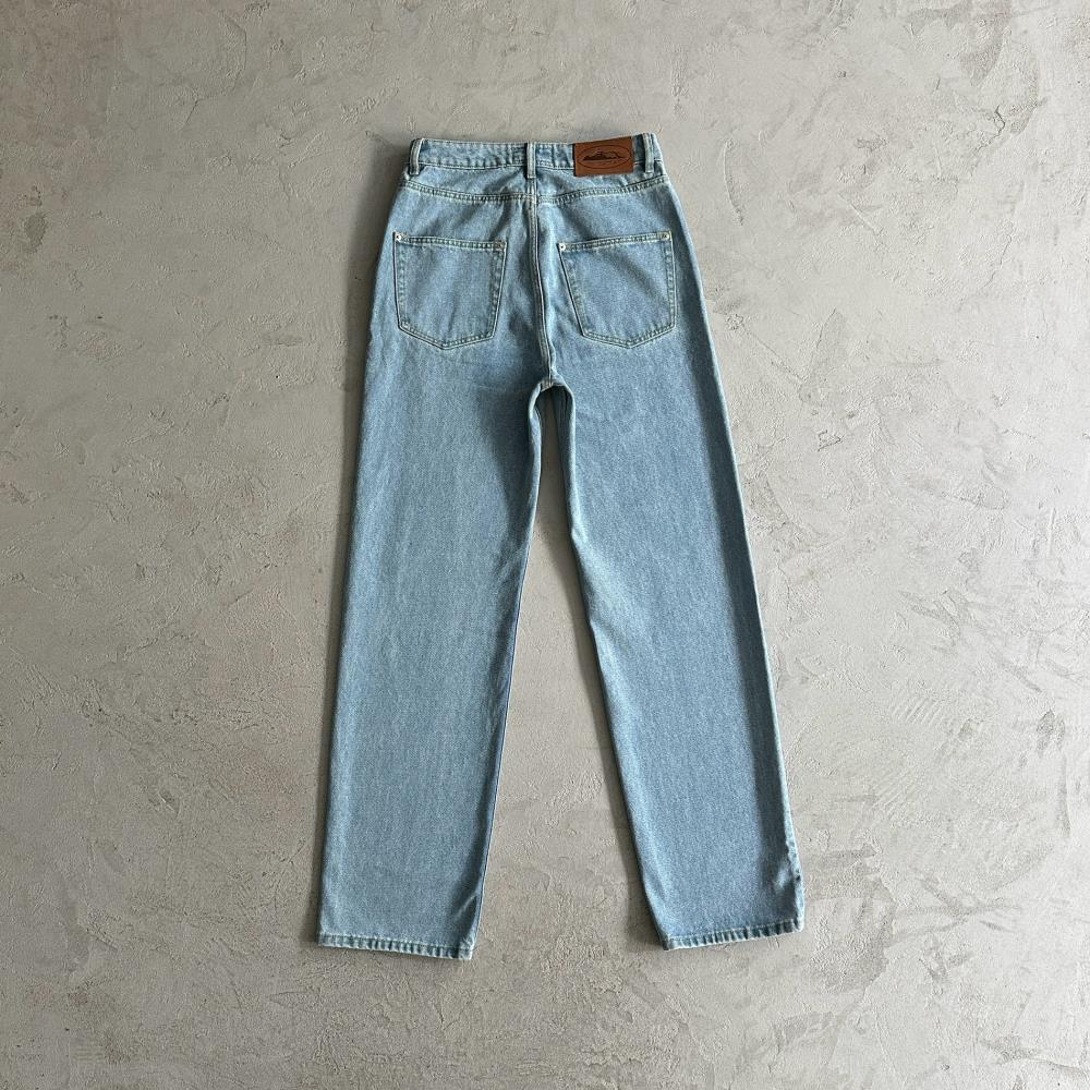 Corteiz Island Baggy Jeans - Light Blue Ironleague