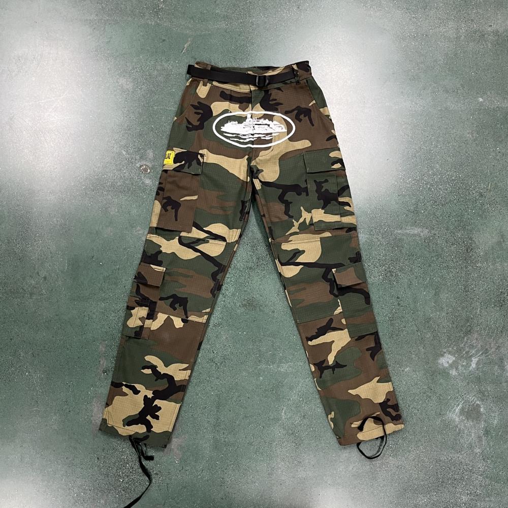 Corteiz Island Cargo Pants - Camo Ironleague