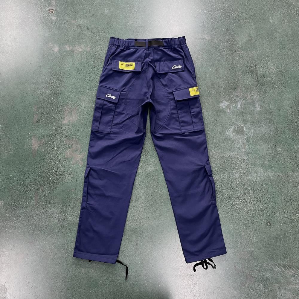 Corteiz Island Cargo Pants - Navy Ironleague