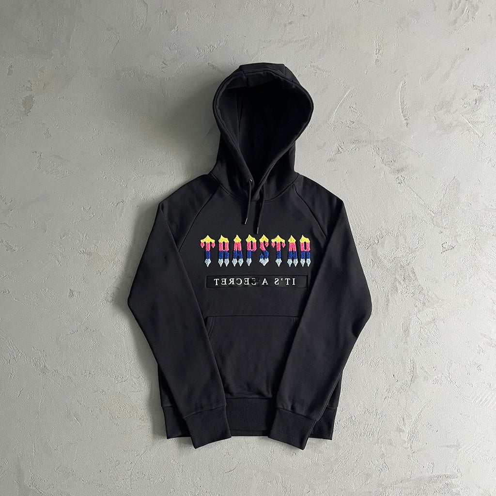 Trapstar Chenille Decoded 2.0 Tracksuit - Black/Rainbow Ironleague