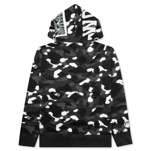 A BATHING APE City Camo Shark Full Zip Hoodie - Black