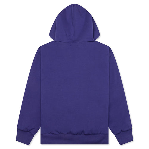 A BATHING APE College Puffy Relaxed Fit Pullover Hoodie - Blue